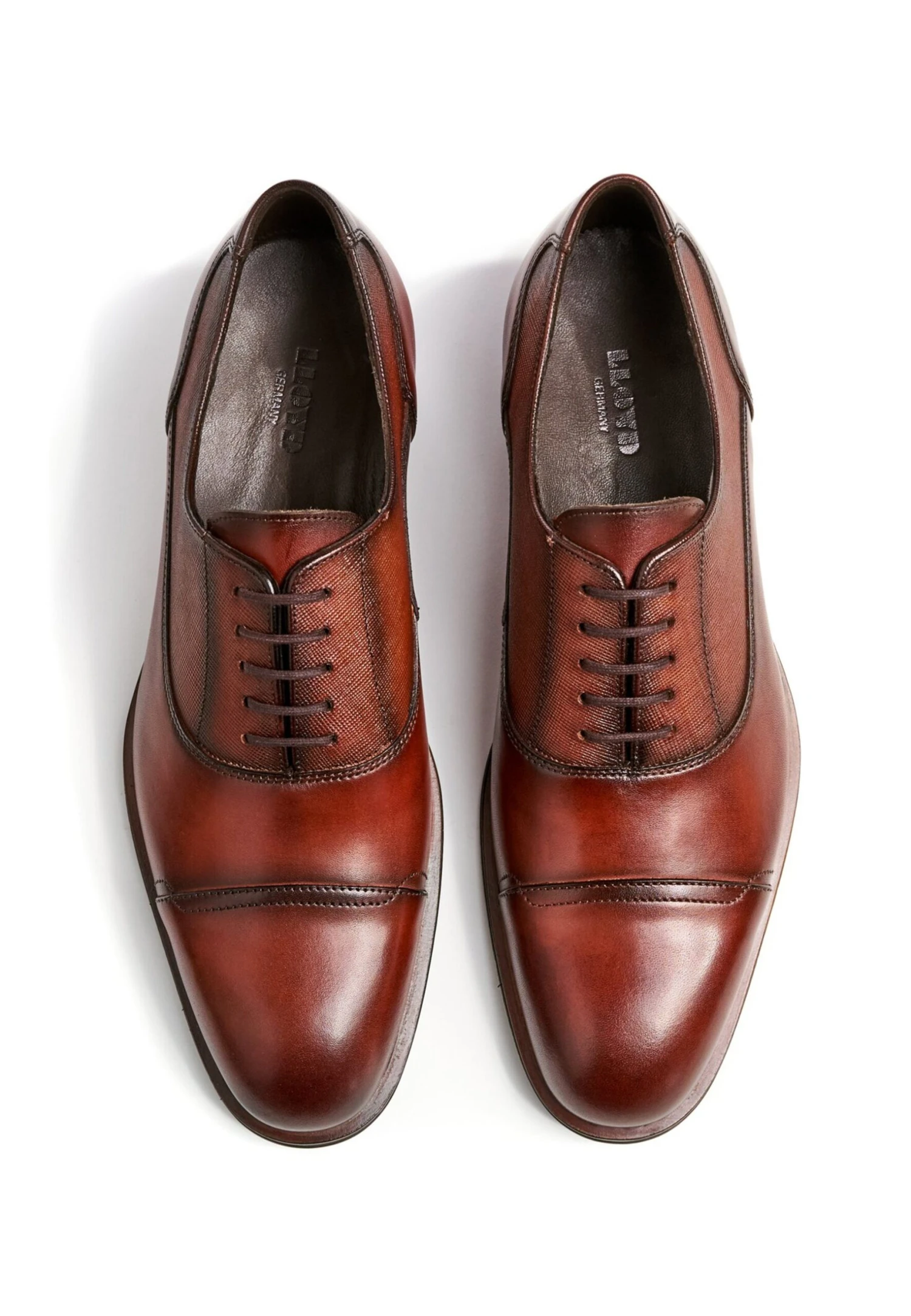 Lloyd Santiago - Stringate Eleganti - Kastanienbraun 4 Lloyd Santiago - Stringate Eleganti - Kastanienbraun - immagine 4