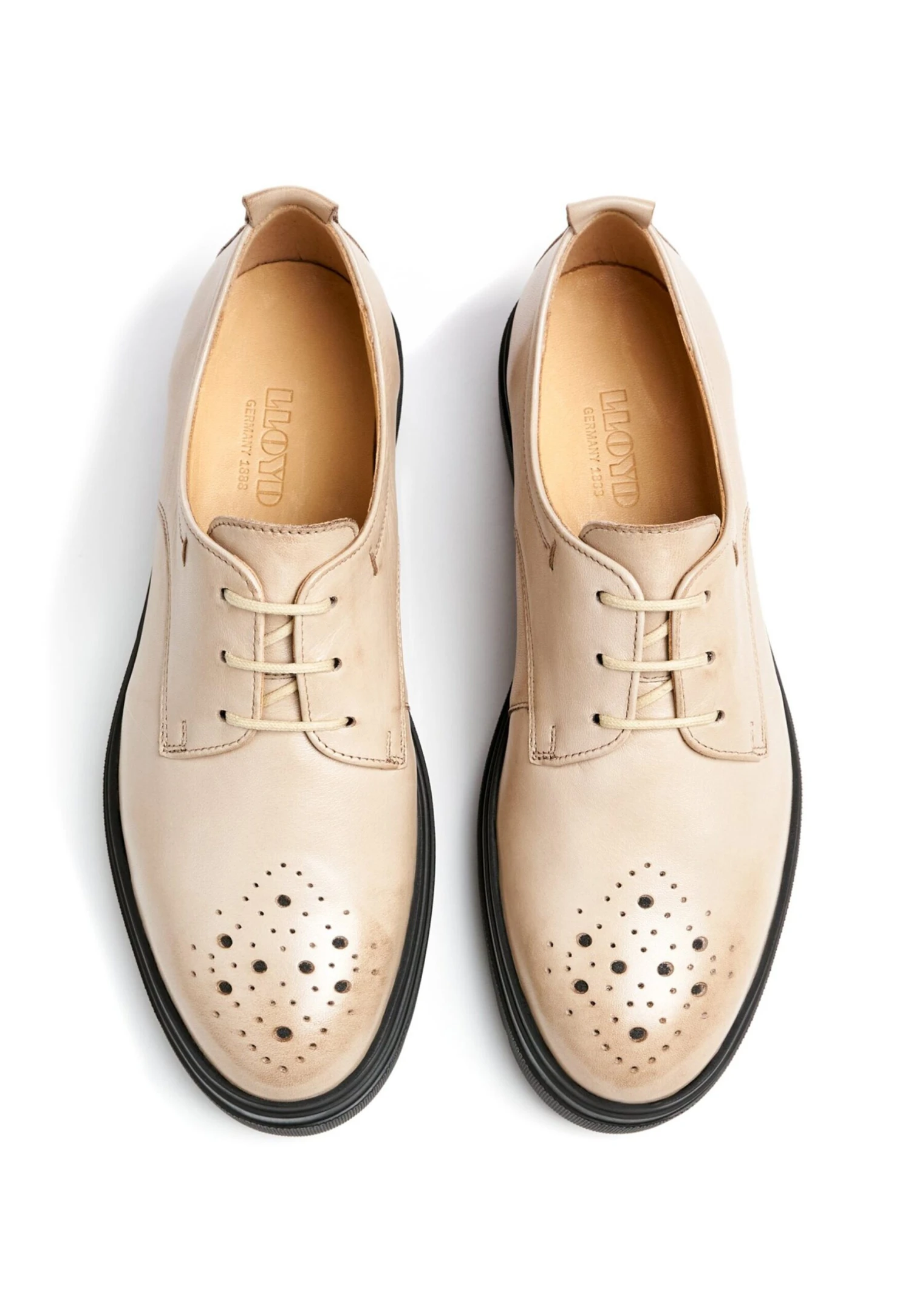 Lloyd Eleganter - Stringate - Beige 3 Lloyd Eleganter - Stringate - Beige - immagine 3