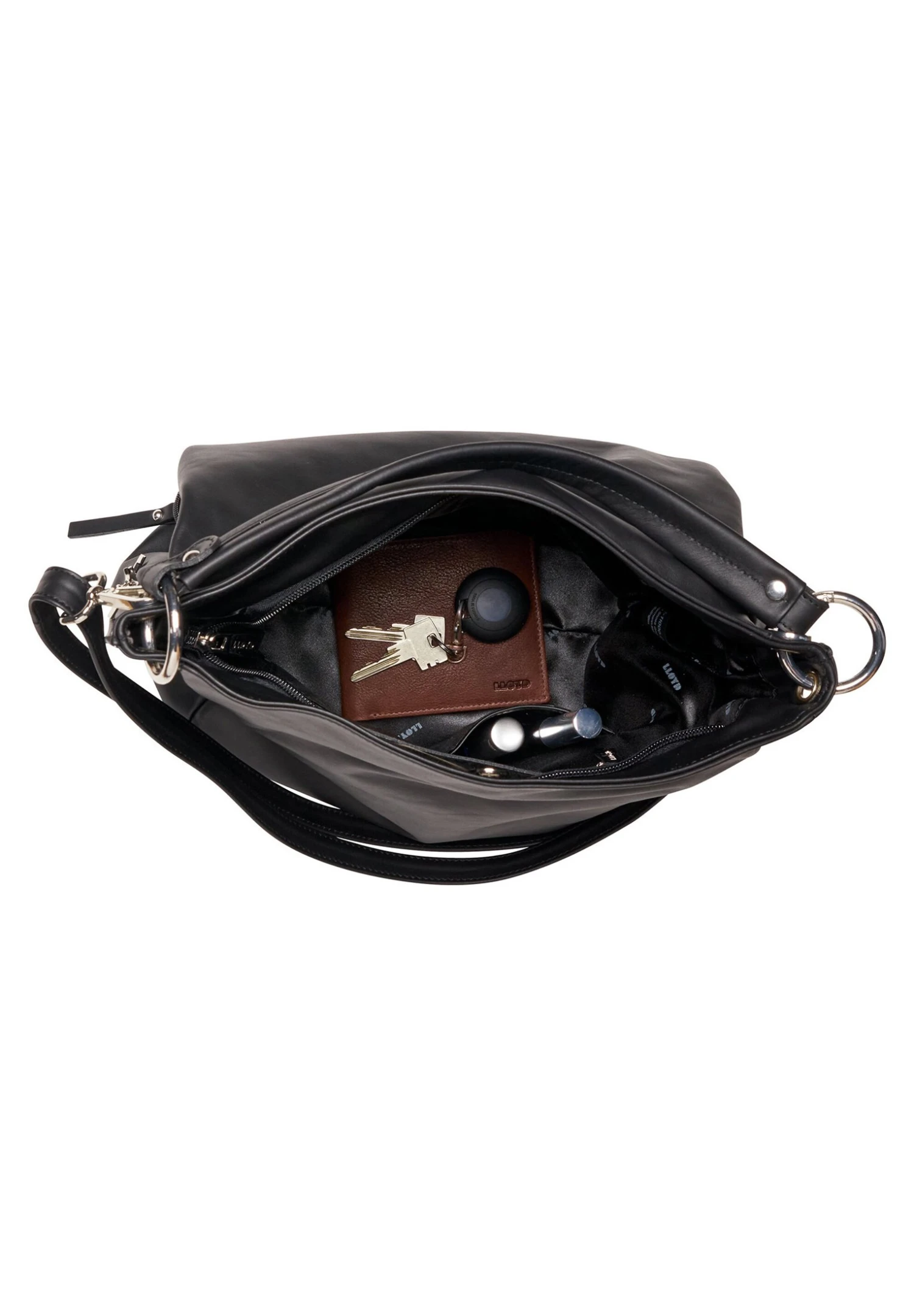 Lloyd HoboBorsa A ManoSchwarz Donna Borse LL151H01M-Q11 5 Lloyd HoboBorsa A ManoSchwarz Donna Borse LL151H01M-Q11 - immagine 5