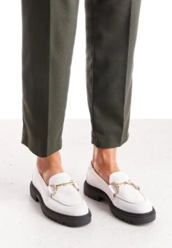 Lloyd Mit Kontrastierender SohleScarpe Senza LacciWeiss Donna Scarpe Piatte LL111E05I-A11