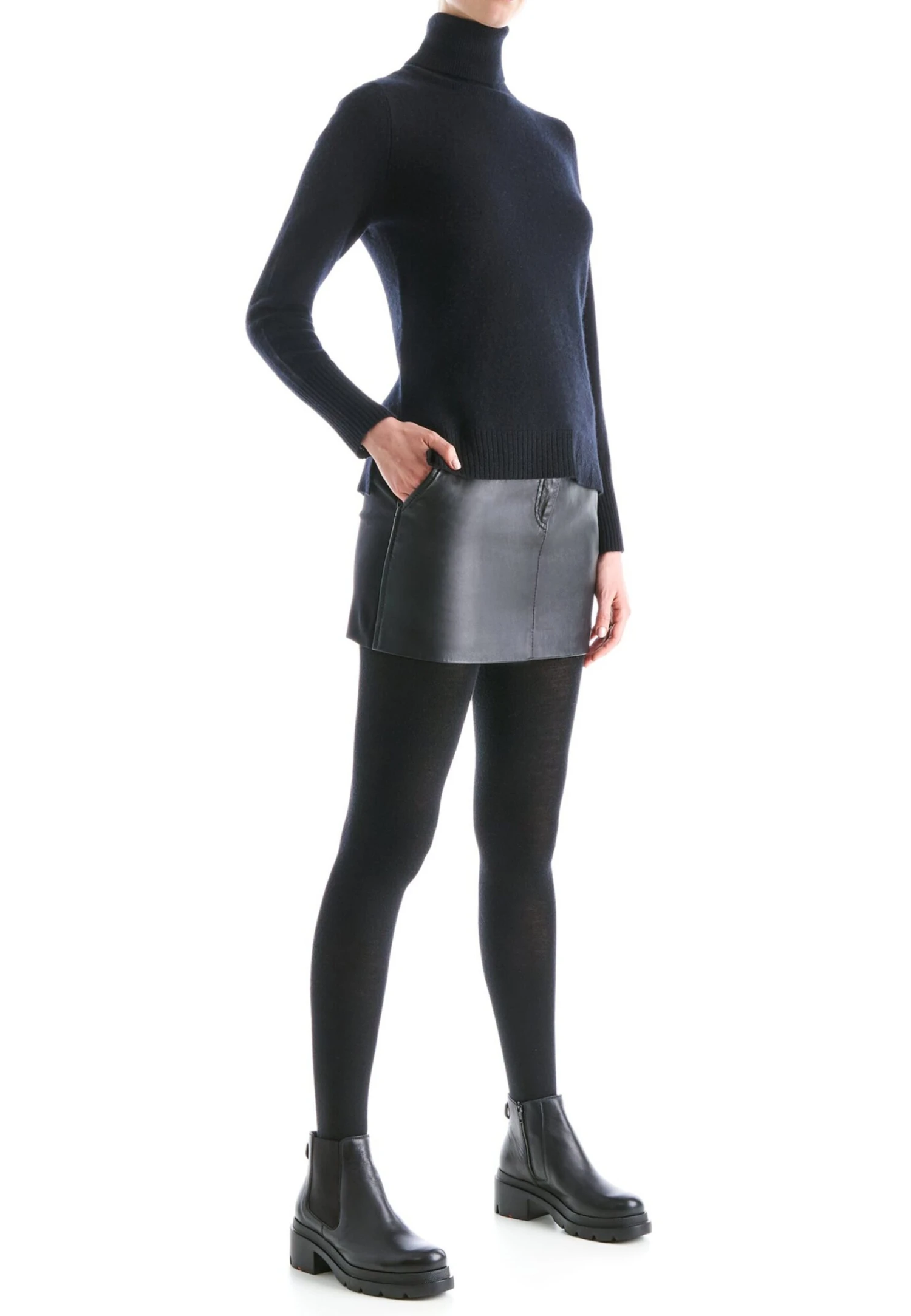 Lloyd Moderne Schlupf- Stivaletti Con Plateau - Schwarz 1 Lloyd Moderne Schlupf- Stivaletti Con Plateau - Schwarz